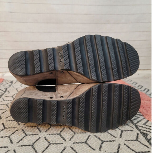 SOREL LEA WEDGE IN BLACK QUARRY, SZ 11 - Picture 9 of 11